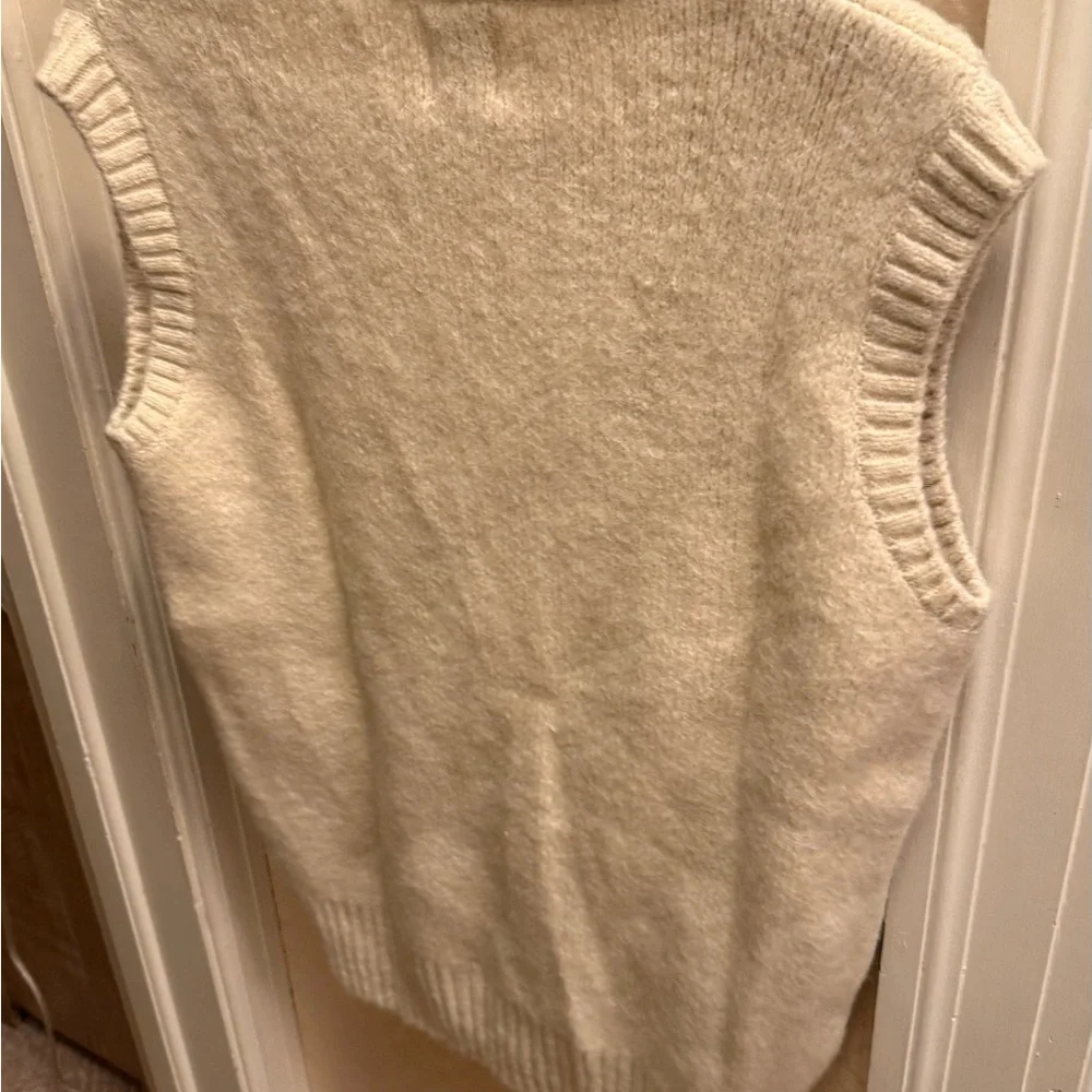 Anthropologie Maeve Graphic Floral Sweater Vest - Picture 5 of 5